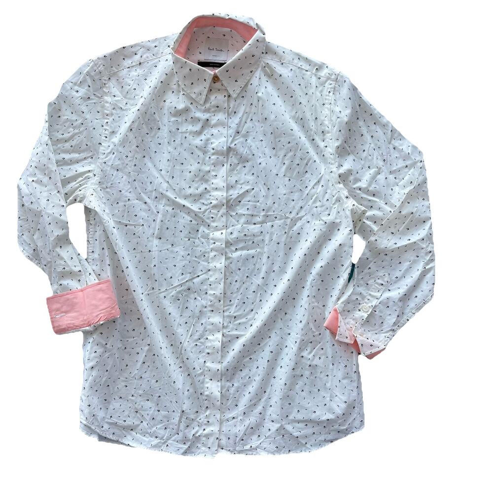 Paul Smith SOHO Fit Women’s Music Lover Musician's Note Shirt Women’s Size 46